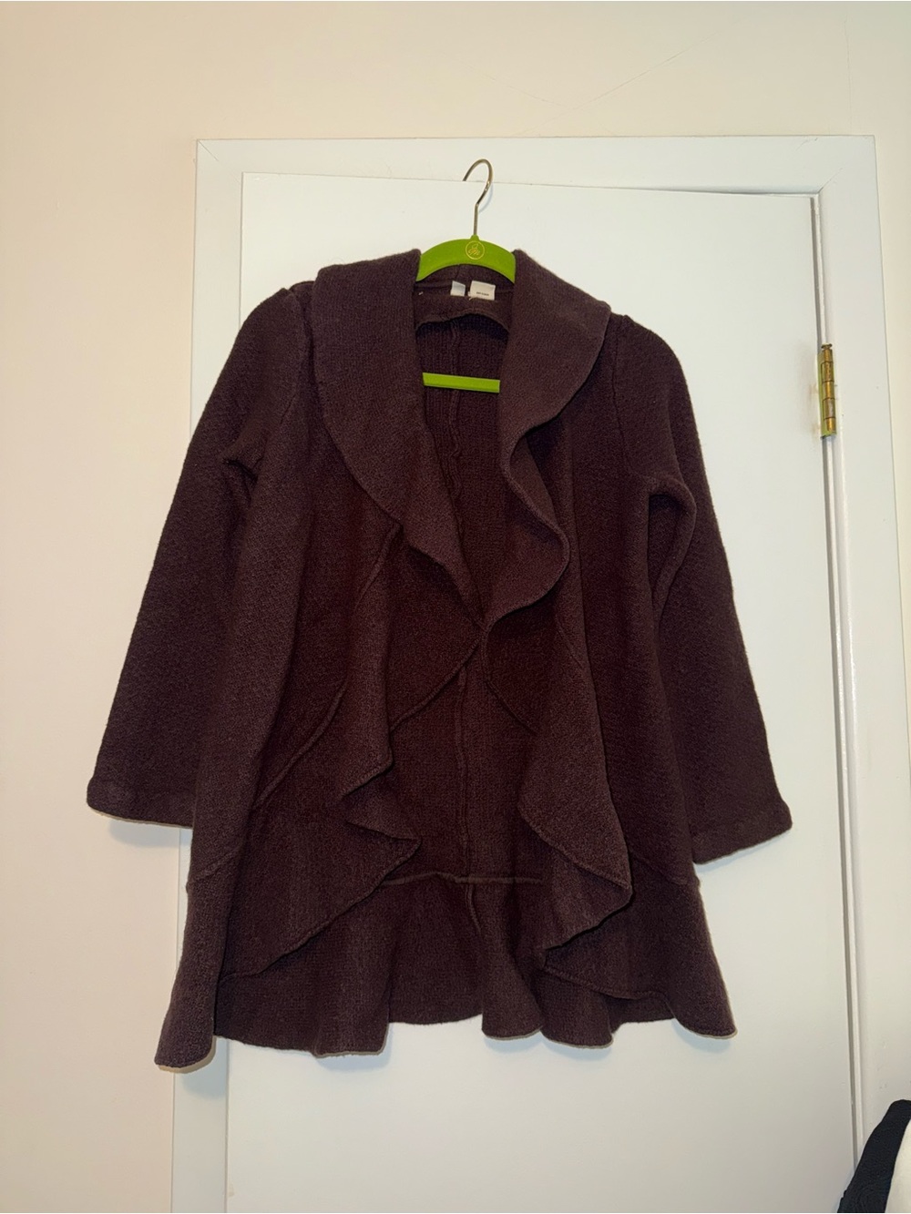 MOTHER Deep Brown Fleece-Lined Jacket